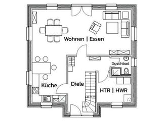 Massivhaus COAST von Kagebau,  Grundriss 2