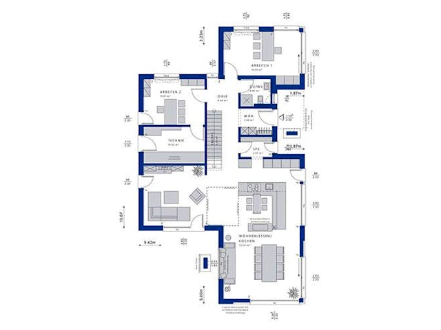 Fertighaus CONCEPT-M 168 Erlangen von Bien-Zenker Schlüsselfertig ab 666857€, Cubushaus Grundriss 1 Fertighaus CONCEPT-M 168 Erlangen von Bien-Zenker Schlüsselfertig ab 666857€, Cubushaus Grundriss 1