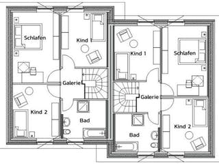 Massivhaus COUNTRY2LIVE von Kagebau,  Grundriss 2