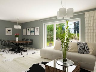 Massivhaus Doppelhaus DH 110 Variante K von Baudirekt, Innenansicht 9