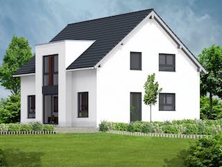 Massivhaus Einfamilienhaus Lenny von Massive Wohnbau,  Außenansicht 1