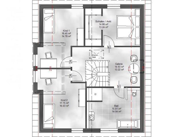 Massivhaus Einfamilienhaus Lenny von Massive Wohnbau,  Grundriss 1