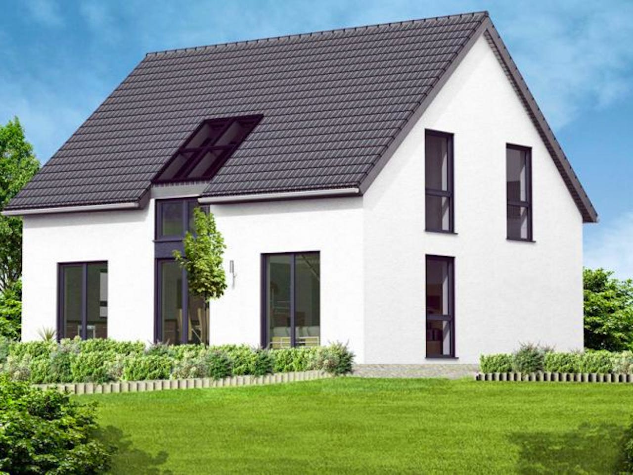 Massivhaus Einfamilienhaus Piet von Massive Wohnbau, Außenansicht 1