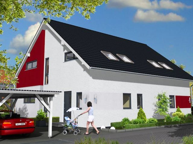Massivhaus Frankfurt 109 von PRO-IM Neo,  Außenansicht 1