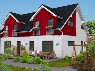 Massivhaus Frankfurt 109 von PRO-IM Neo,  Außenansicht 2