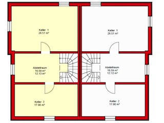 Massivhaus Frankfurt 109 von PRO-IM Neo,  Grundriss 2