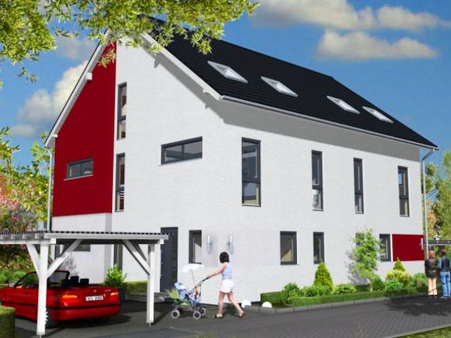 Massivhaus Frankfurt 153 von PRO-IM Neo,  Außenansicht 2