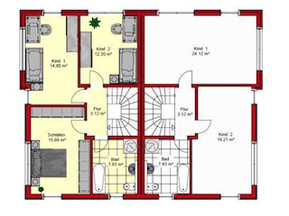 Massivhaus Frankfurt 153 von PRO-IM Neo, Grundriss 3