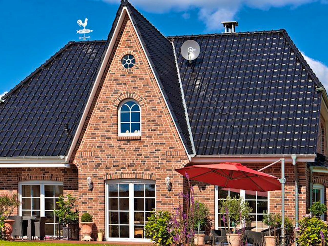 Massivhaus Friesenhaus 145 von ROTH-MASSIVHAUS, Außenansicht 1