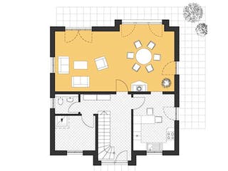 Massivhaus Friesenhaus 145 von ROTH-MASSIVHAUS, Grundriss 2