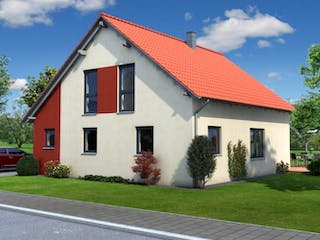 Massivhaus Haus Classic von ÄSTHETIK-HAUS Schlüsselfertig ab 224280€, Außenansicht 5