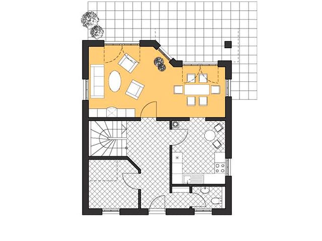 Massivhaus Haus Wismar von ROTH-MASSIVHAUS,  Grundriss 2