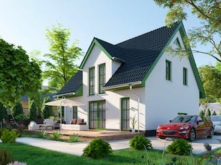 Massivhaus IL-1-124 von Elbe-Haus BauinformationsZentrum Dresden,  Außenansicht 3