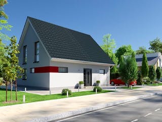 Massivhaus IL-1-142 von Elbe-Haus BauinformationsZentrum Dresden, Außenansicht 2