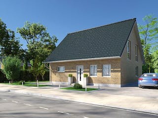 Massivhaus IL-1-152 von Elbe-Haus BauinformationsZentrum Dresden,  Außenansicht 3