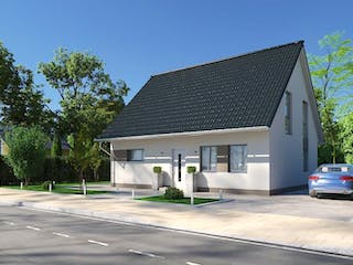 Massivhaus IL-1-152 von Elbe-Haus BauinformationsZentrum Dresden,  Außenansicht 4