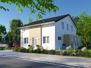 Massivhaus IL-1-166 von Elbe-Haus BauinformationsZentrum Dresden,  Außenansicht 4