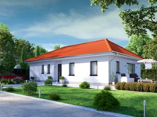 Massivhaus IL-3-104 von Elbe-Haus BauinformationsZentrum Dresden, Bungalow Außenansicht 2