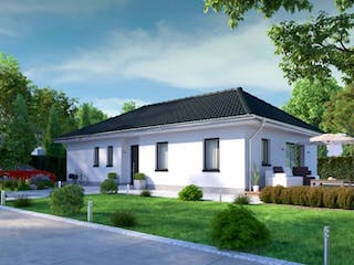 Massivhaus IL-3-104 von Elbe-Haus BauinformationsZentrum Dresden, Bungalow Außenansicht 1