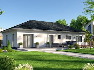 Massivhaus IL-3-112 von Elbe-Haus BauinformationsZentrum Dresden, Bungalow Außenansicht 2