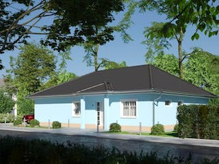 Massivhaus IL-3-132 von Elbe-Haus BauinformationsZentrum Dresden, Bungalow Außenansicht 3