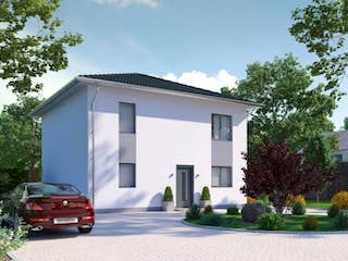 Massivhaus IL-6-139 von Elbe-Haus BauinformationsZentrum Dresden, Stadtvilla Außenansicht 3