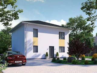 Massivhaus IL-6-139 von Elbe-Haus BauinformationsZentrum Dresden, Stadtvilla Außenansicht 1