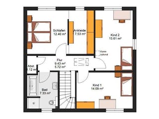 Massivhaus IL-6-139 von Elbe-Haus BauinformationsZentrum Dresden, Stadtvilla Grundriss 2