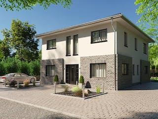 Massivhaus IL-6-206 von Elbe-Haus BauinformationsZentrum Dresden, Stadtvilla Außenansicht 1