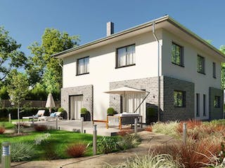 Massivhaus IL-6-206 von Elbe-Haus BauinformationsZentrum Dresden, Stadtvilla Außenansicht 2