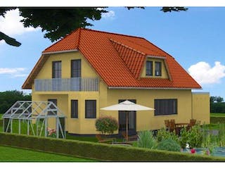 Massivhaus Landhaus von Ambiente Massivhaus,  Außenansicht 1