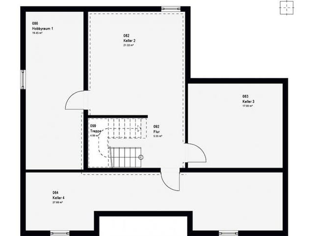 Fertighaus LifeStyle 17.02 W von massa haus Ausbauhaus ab 215999€, Stadtvilla Grundriss 3