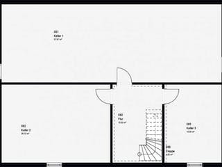 Fertighaus LifeStyle 20.01 S von massa haus Ausbauhaus ab 168999€, Satteldach-Klassiker Grundriss 3