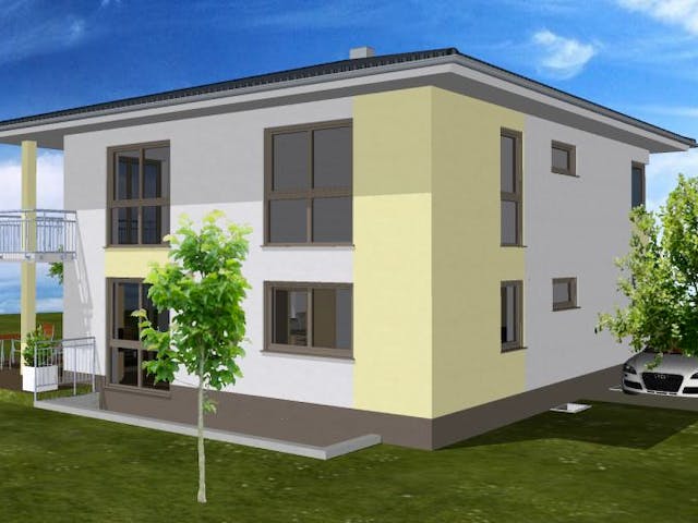 Massivhaus Massivhaus Eschborn von Immobilien Atelier Klaus Reuter, Außenansicht 1