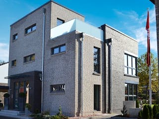 Massivhaus NORDSTERN von Kagebau, Cubushaus Außenansicht 2