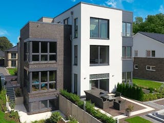 Massivhaus NORDSTERN von Kagebau, Cubushaus Außenansicht 3