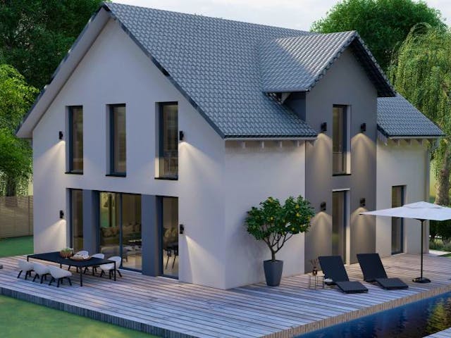 Satteldach Haus Niederwambach 90-069