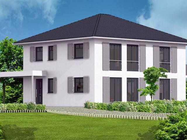 Massivhaus Stadtvilla 1 von Massive Wohnbau, Stadtvilla Außenansicht 1 Massivhaus Stadtvilla 1 von Massive Wohnbau, Stadtvilla Außenansicht 1