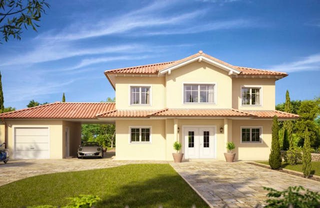Massive mediterrane Villa, individuell geplant von Kern-Haus