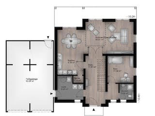 Massivhaus Stadtvilla Rottbitze 40-031 von Econ Das Haus,  Grundriss 2