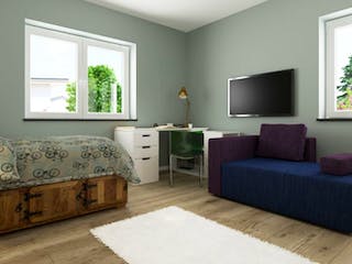 Massivhaus Stadtvilla SV140 Variante M von Baudirekt, Stadtvilla Innenansicht 7