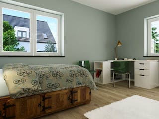 Massivhaus Stadtvilla SV140 Variante T von Baudirekt, Stadtvilla Innenansicht 8