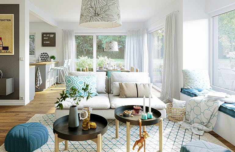 Fertighaus SUNSHINE 156 SD von Living Fertighaus Ausbauhaus ab 339711€, Innenansicht 1