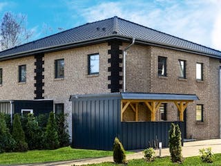 Massivhaus TWINTOWN von Kagebau, Außenansicht 1