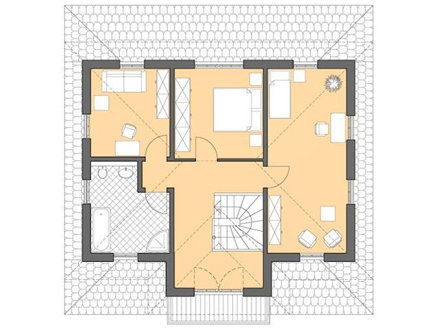Massivhaus Villa Ravenna von ROTH-MASSIVHAUS, Stadtvilla Grundriss 1
