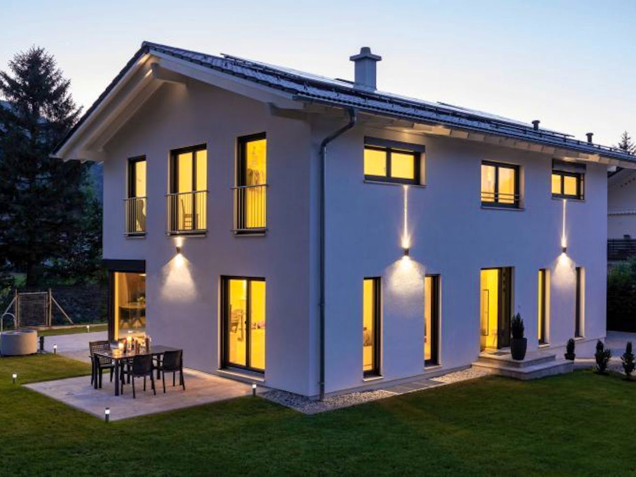 Fertighaus Vitalhaus Aschau von Regnauer Hausbau, Außenansicht 1