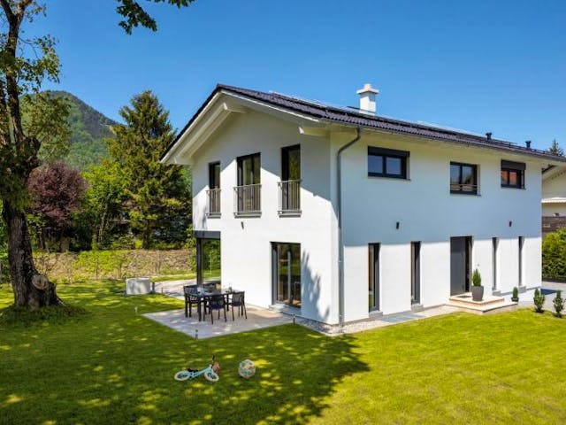 Fertighaus Vitalhaus Aschau von Regnauer Hausbau,  Außenansicht 2