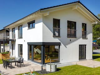 Fertighaus Vitalhaus Aschau von Regnauer Hausbau, Außenansicht 3