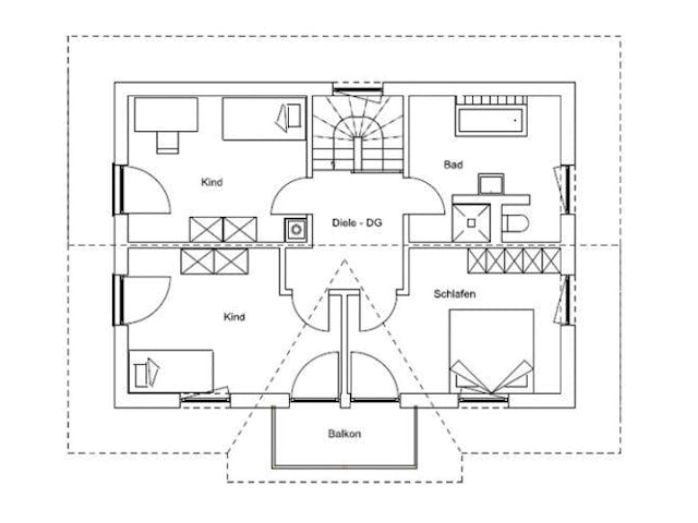 Fertighaus Vitalhaus Bad Reichenhall von Regnauer Hausbau Schlüsselfertig ab 481000€,  Grundriss 1