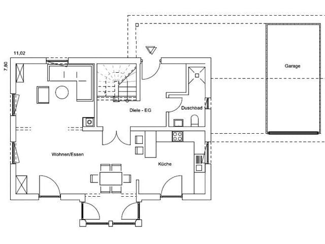 Fertighaus Vitalhaus Bad Reichenhall von Regnauer Hausbau Schlüsselfertig ab 481000€,  Grundriss 2